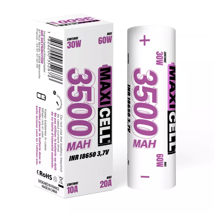 Accus 18650 - MAXICELL Visuel 1